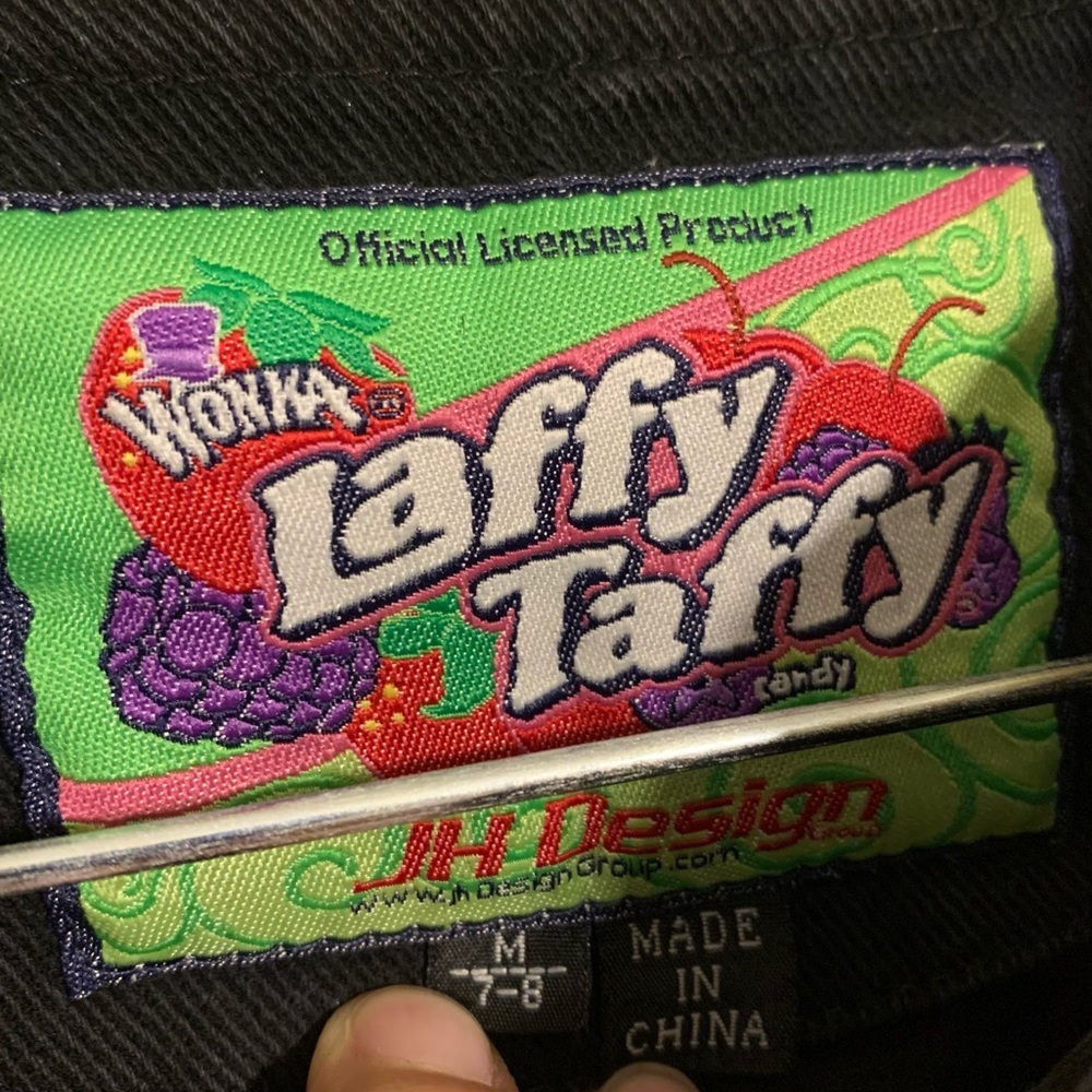 Laffy Taffy Banana Racing Jacket Size Kids Medium 7-8 - Picture 3 of 10